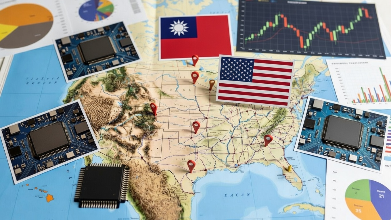 EUA e Taiwan Fecham Acordo Comercial Focado em Semicondutores