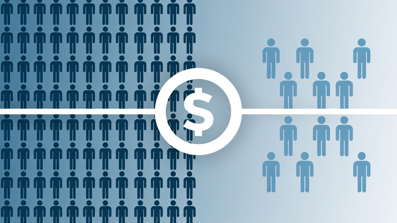 Desigualdade de Renda Cresce com Top 1% Capturando 21% dos Pagamentos