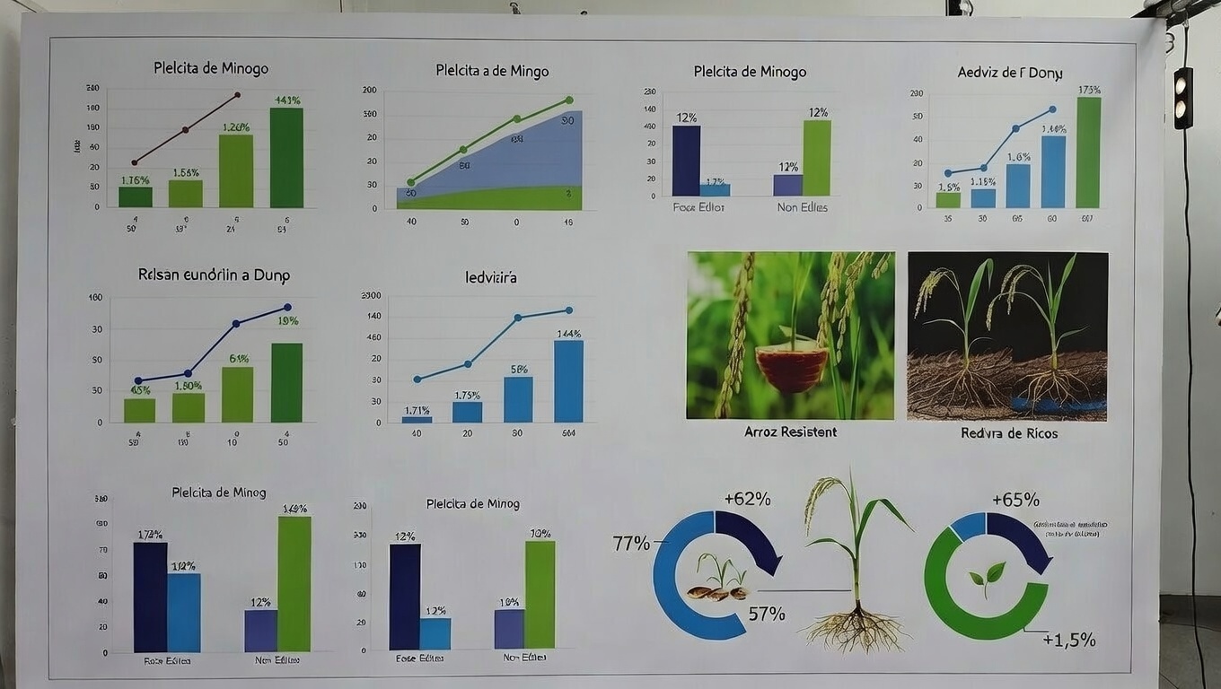 Gene Editing: Arroz Resistente à Seca com +27% de Yield (Gene OsIRO2)