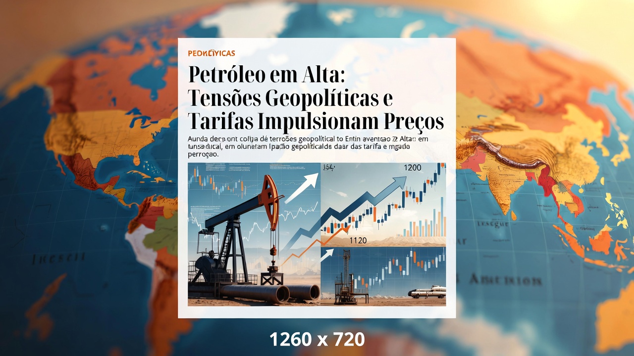 Petróleo em Alta: Tensões Geopolíticas e Tarifas Impulsionam Preços