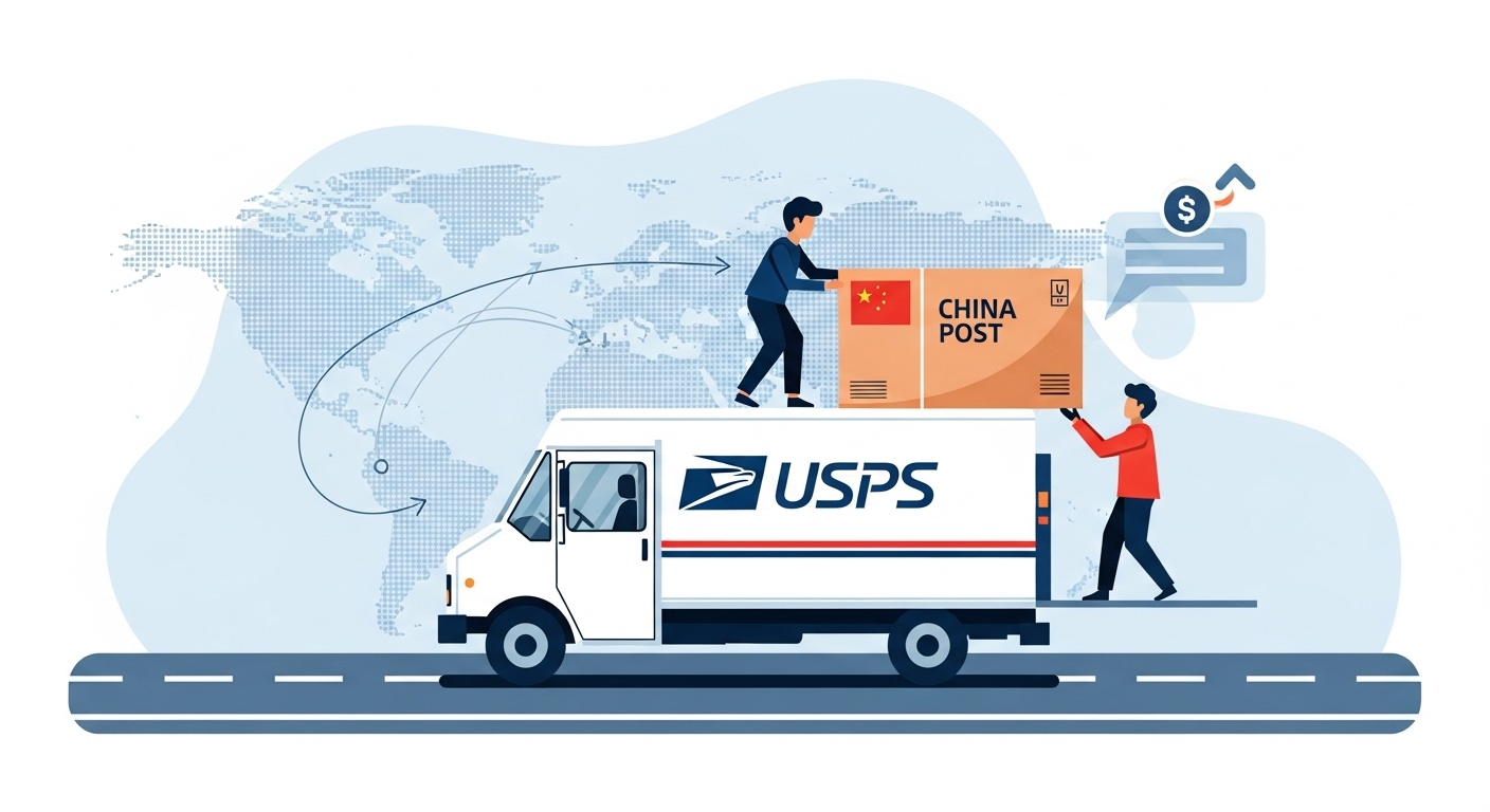 USPS retoma pacotes da China enquanto ajusta cobrança de tarifas